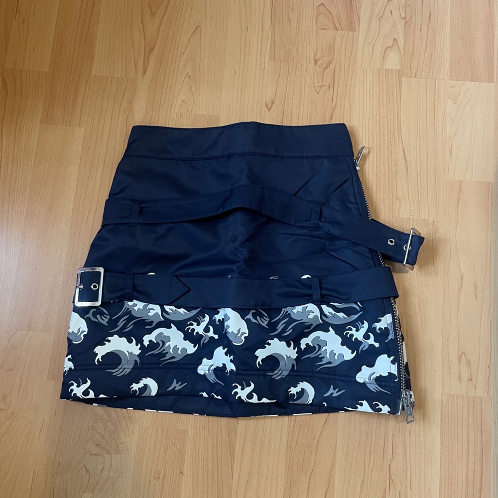 h&m jean andrea wave skirt